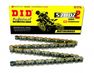 Lant motocros D.I.D Chain 520DZ2 SDH 112 zale Auriu/Negru