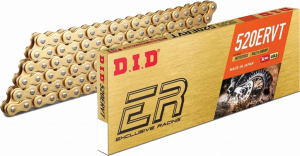 Lant de curse pt. enduro D.I.D Chain 520ERVT 120 zale Gold/Gold