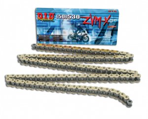 Lant ZVM-X series X-Ring D.I.D Chain 530ZVM-X2 122 zale Gold/Gold