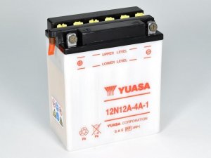Conventional 12V battery with acid YUASA