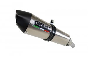 Slip-on exhaust GPR GPE ANN. Brushed Titanium including removable db killer and link pipe