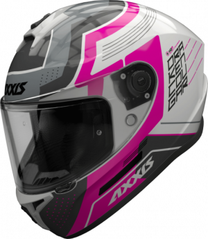 Casca integrala AXXIS DRAKEN S cougar gloss fluor pink XS