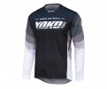 MX jersey YOKO TWO black/white/grey XL
