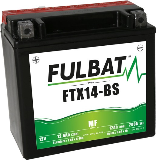 Baterie fara intretinere FULBAT FTX14-BS (YTX14-BS)