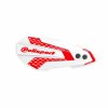 Handguard POLISPORT 8308200046 MX FLOW with mounting system white/red