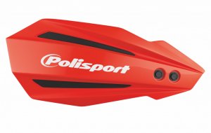 Handguard POLISPORT MX BULLIT with mounting system Red CR04