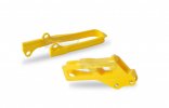 Chain guide / slider kit POLISPORT yellow RM 01