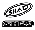 Stickers SHAD D1B29ETR Rosu for SH29