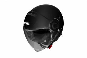 JET helmet AXXIS RAVEN SV ABS solid black gloss XS