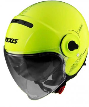 JET helmet AXXIS RAVEN SV ABS solid yellow fluor gloss M