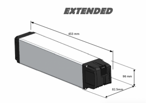 Removable battery TORROT EXTENDED 48V 12.5Ah 13S5P kids