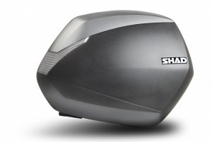 Cutii laterale cu capace colorate SHAD SH36 New titanium pereche cu premium lock