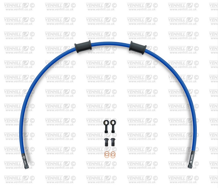Kit conducta ambreiaj Venhill DUC-7008CB-SB POWERHOSEPLUS (1 conducta in kit) Solid blue hoses, black fittings