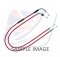 Throttle cables (pair) Venhill featherlight Rosu