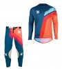 Set of MX pants and MX jersey YOKO VIILEE blue/orange; blue/orange/blue 38 (XXL)