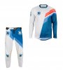 Set of MX pants and MX jersey YOKO VIILEE white/blue; white/blue/fire 40 (XXXL)