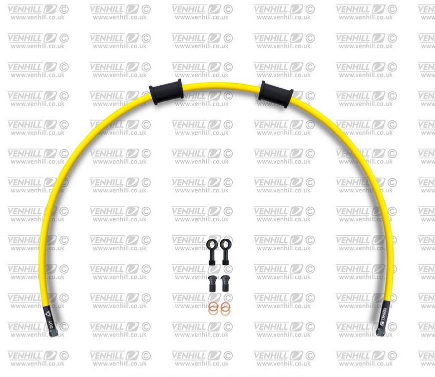 Kit conducta ambreiaj Venhill APR-10004CB-YE POWERHOSEPLUS (1 conducta in kit) Yellow hoses, black fittings